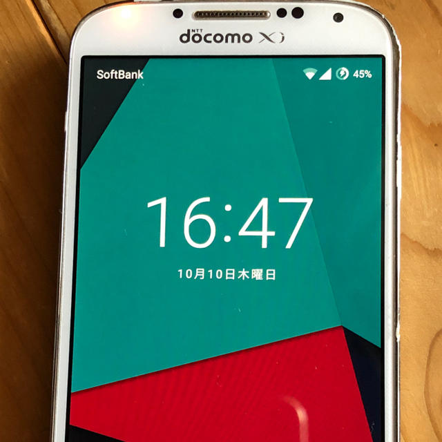 Galaxy(ギャラクシー)のAndroid 7.1.2  GALAXY S4 SC-04E SIMフリー スマホ/家電/カメラのスマートフォン/携帯電話(スマートフォン本体)の商品写真