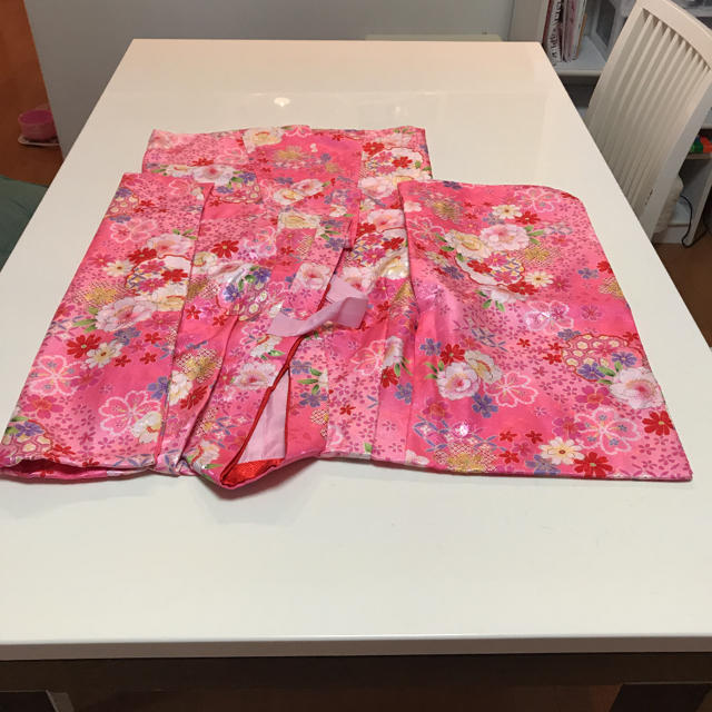 プロフ必ず見てよ！様専用 七五三用着物  3歳用 キッズ/ベビー/マタニティのキッズ服女の子用(90cm~)(和服/着物)の商品写真