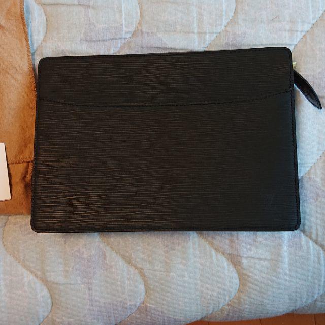 LOUIS VUITTON クラッチバッグ エピ ブラック フランス セカンド