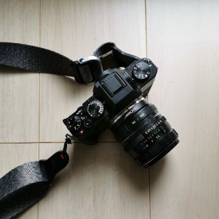 フジフイルム(富士フイルム)のxt10 Helios m42 k&fマウントアダプターセット(ミラーレス一眼)