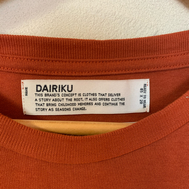 UNUSED(アンユーズド)の【期間限定価格】dairikuダイリク レイヤード ロンＴ メンズのトップス(Tシャツ/カットソー(七分/長袖))の商品写真