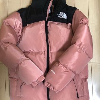 ザノースフェイス(THE NORTH FACE)のノースフェイスピンク＆黒XL(ダウンジャケット)