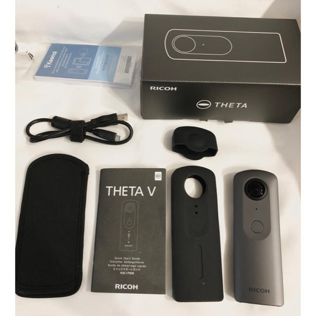 リコー　RICOH THETA V 360度カメラ　シータ　保護ケース付