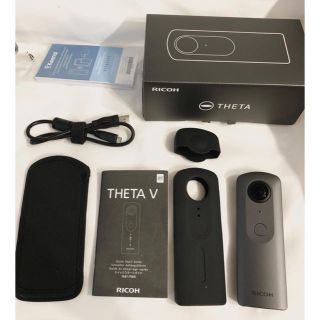 リコー(RICOH)のリコー　RICOH THETA V 360度カメラ　シータ　保護ケース付(その他)