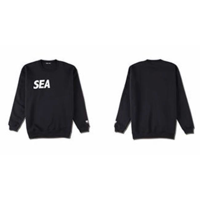 19AW wind and sea スウェット ブラック Sメンズ