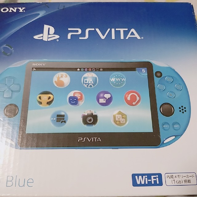 PlayStation Vita Wi-Fiモデル アクア・ブルー 専用携帯用ゲーム機本体