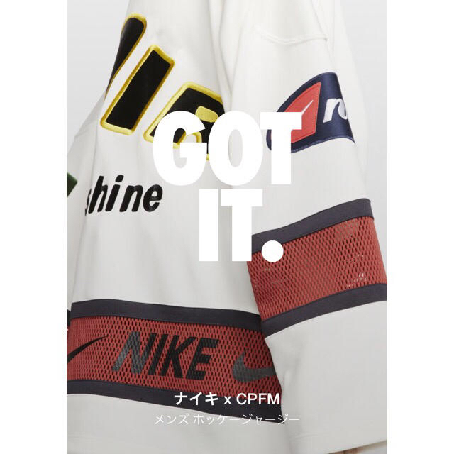 NIKE(ナイキ)の新品未使用 Mサイズ ホッケージャージー NIKE × CPFM メンズのトップス(Tシャツ/カットソー(七分/長袖))の商品写真