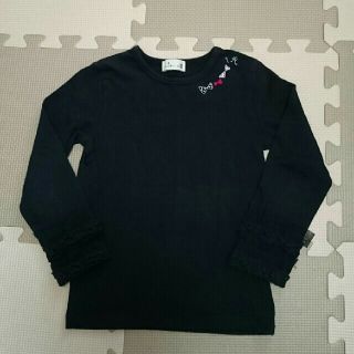 ニットプランナー(KP)のtrois lapins KP. トロワラパン ロンＴ 100 ケーピー 黒(Tシャツ/カットソー)