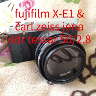 フジフイルム(富士フイルム)の富士フイルム X-E1 & carl zeiss 50mm F2.8 セット(ミラーレス一眼)