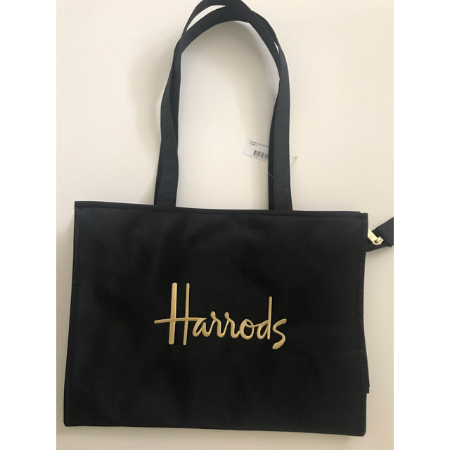 Harrods(ハロッズ)のハロッズ　ファスナー付　バック レディースのバッグ(ショップ袋)の商品写真