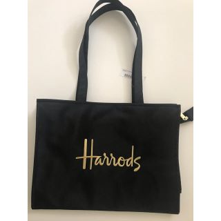 ハロッズ(Harrods)のハロッズ　ファスナー付　バック(ショップ袋)