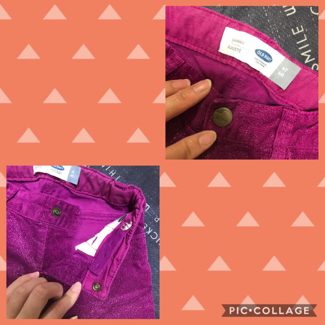 Old Navy(オールドネイビー)のオールドネイビー ズボン2着セット キッズ/ベビー/マタニティのキッズ服女の子用(90cm~)(パンツ/スパッツ)の商品写真