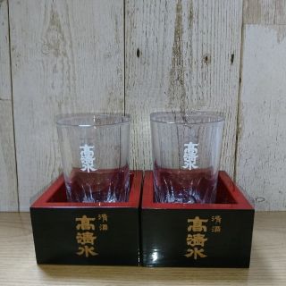 ☆日本酒 一合升とグラスのセット☆(アルコールグッズ)