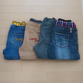 ユニクロ(UNIQLO)のジーンズ パンツ チノパン まとめ売り セット 160(パンツ/スパッツ)
