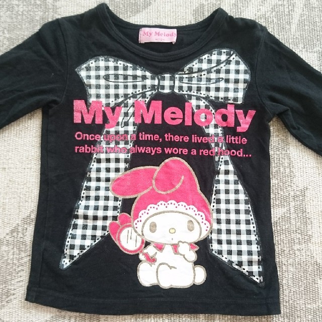 マイメロディ(マイメロディ)の【マイメロディ】110cm 長袖Tシャツ キッズ/ベビー/マタニティのキッズ服女の子用(90cm~)(Tシャツ/カットソー)の商品写真