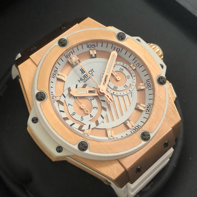 スーパーコピー 時計 防水 gショック 、 HUBLOT - HUBLOT ウブロ　キングパワー　フドロワイヤント　100本限定　18K 美品の通販 by Watch mania 358