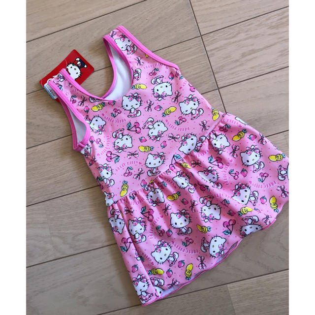 ハローキティ(ハローキティ)のキティー水着 キッズ/ベビー/マタニティのキッズ服女の子用(90cm~)(水着)の商品写真