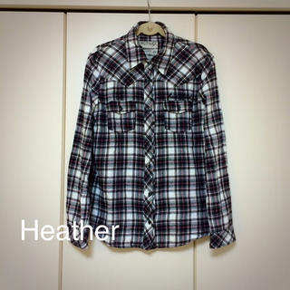 ヘザー(heather)のHeather チェックシャツ(シャツ/ブラウス(長袖/七分))