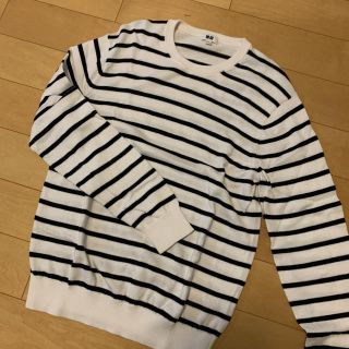 ユニクロ(UNIQLO)の【美品】［UNIQLO］スーピマコットンクルーセーター(ニット/セーター)