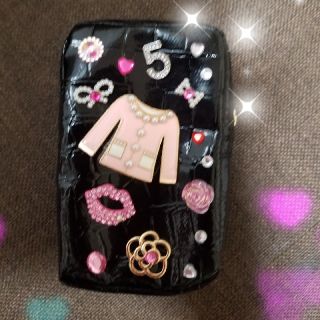 パール御洋服タバコケース☆Ｎｏ．5チャームプレゼント！(ポーチ)