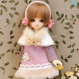 ボークス(VOLKS)のボークス製＊幼SD サイズ＊もこもこおでかけセット(人形)