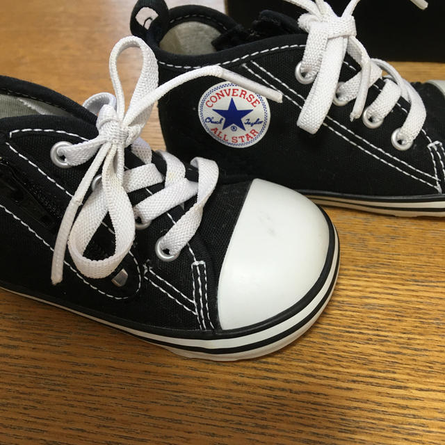 CONVERSE(コンバース)のコンバース  黒　12.5 キッズ/ベビー/マタニティのベビー靴/シューズ(~14cm)(スニーカー)の商品写真