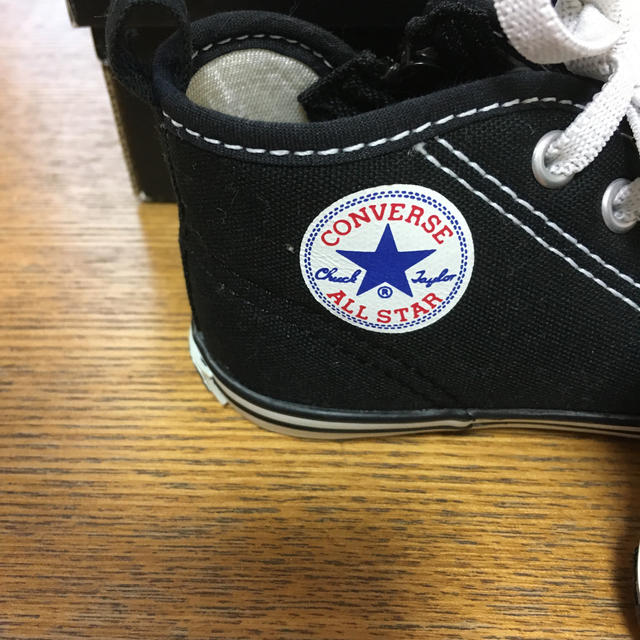 CONVERSE(コンバース)のコンバース  黒　12.5 キッズ/ベビー/マタニティのベビー靴/シューズ(~14cm)(スニーカー)の商品写真