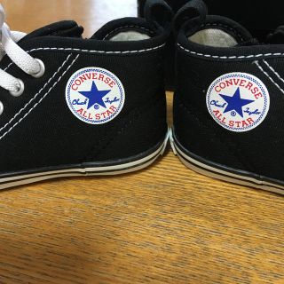 コンバース(CONVERSE)のコンバース  黒　12.5(スニーカー)