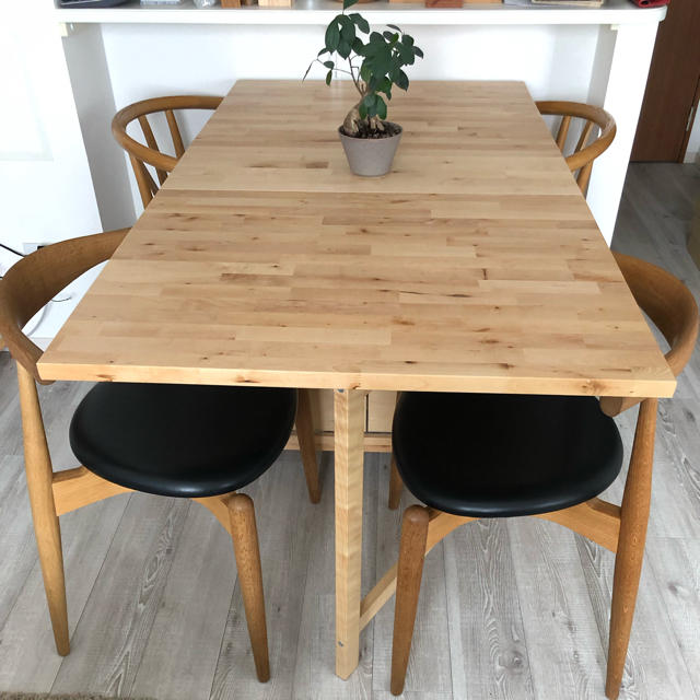 IKEA - イケア ノールデン ダイニングテーブルのみの通販 by Riri