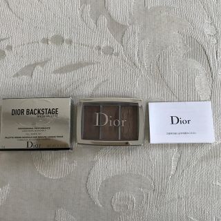 ディオール(Dior)のDior ディオール バックステージ ブロウ パレット  001 ライト(パウダーアイブロウ)