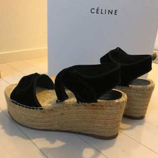 セリーヌ(celine)のCELINE ウェッジソールサンダル(サンダル)