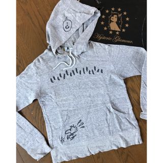 ヒステリックグラマー(HYSTERIC GLAMOUR)の送料込 ヒステリックグラマー×シアターエイト×ピーナッツ別注限定プリントパーカー(パーカー)