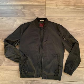 ザラ(ZARA)のZARA MA-1 jkt bomber sizeL BLACK(ブルゾン)