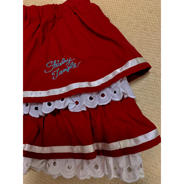 Shirley Temple(シャーリーテンプル)のシャーリーテンプル   ティアードスカート 120 キッズ/ベビー/マタニティのキッズ服女の子用(90cm~)(スカート)の商品写真