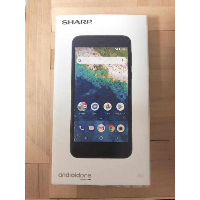 値下げ⭐︎新品  SHARP Android one  S3 ネイビーブラックスマホ/家電/カメラ