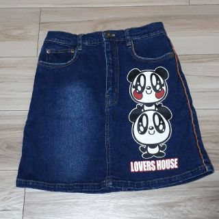 中古 品 ラヴァーズハウスのデニムスカート ひざ丈スカート