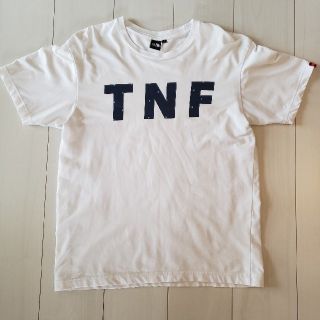 ザノースフェイス(THE NORTH FACE)の【最終値下げ】ノースフェイス　白T　Tシャツ　Mサイズ(Tシャツ/カットソー(半袖/袖なし))