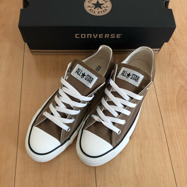 CONVERSE(コンバース)のコンバース ブラウン 24.5㎝ 新品 レディースの靴/シューズ(スニーカー)の商品写真