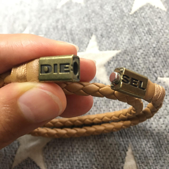 DIESEL(ディーゼル)の*+ディーゼル　Diesel+* レザー　ブレスレット レディースのアクセサリー(ブレスレット/バングル)の商品写真