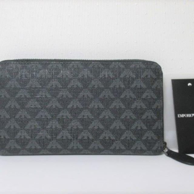 約10cm横☆EMPORIO ARMANI エンポリオアルマーニ 総柄 長財布 財布/メンズ