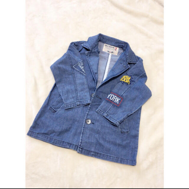 GAP Kids(ギャップキッズ)のデニムコート キッズ/ベビー/マタニティのキッズ服女の子用(90cm~)(カーディガン)の商品写真