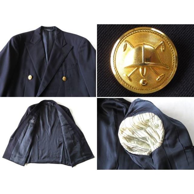 Ralph Lauren - 高級 ラルフローレン 金釦 ウールダブルブレザー T170