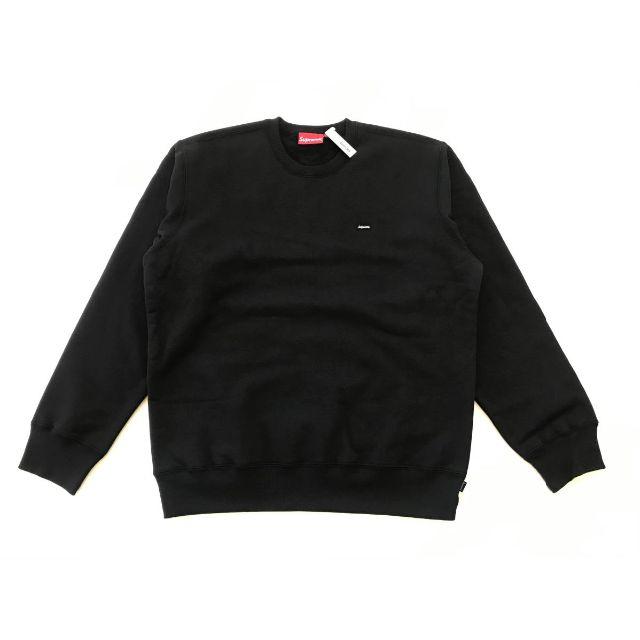 トップスXL)Supreme Small Box Logo Crewneck黒 - パーカー