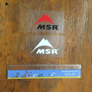 エムエスアール(MSR)のMSR ステッカー ロゴ 赤白セット(その他)