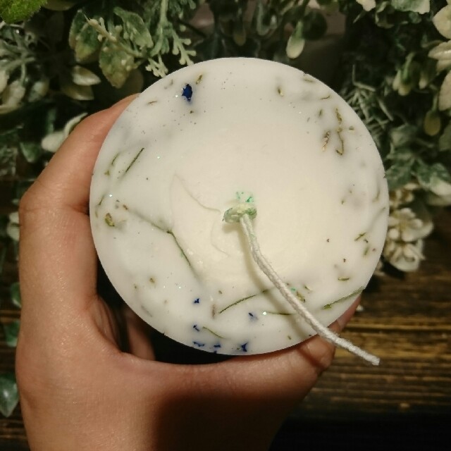 ハンドメイド????ボタニカルキャンドル/ソイキャンドル/ローズゼラニウム