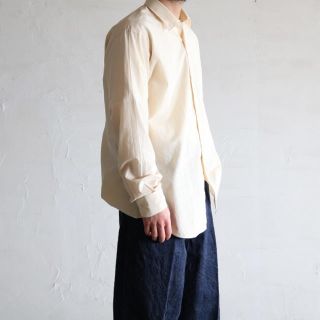 19ss comoli シャツ エクリュ size3