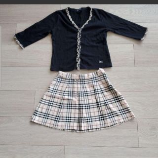 バーバリー(BURBERRY)のバーバリー　BURBERRY　フリルカーディガン　130 120(カーディガン)