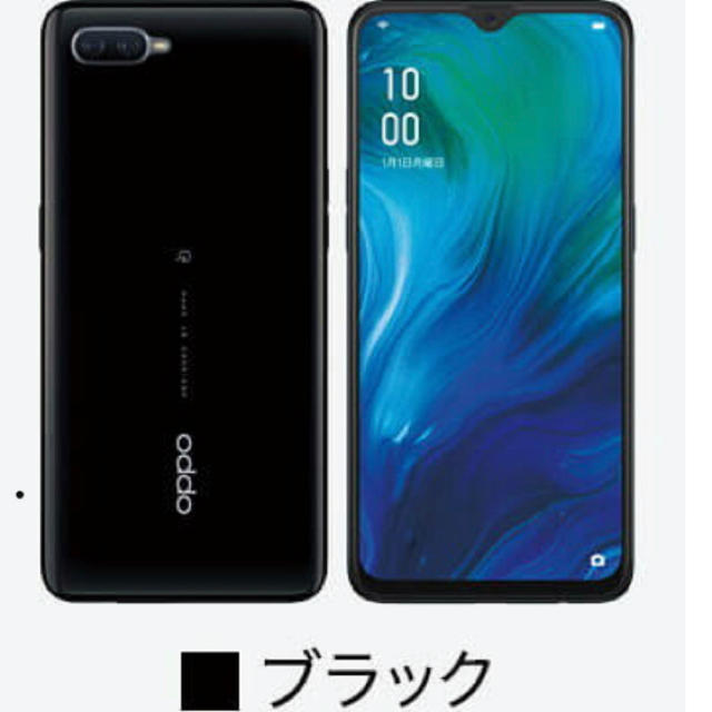 OPPO Reno A 64G ブラック　黒　oppo reno a 64GBスマートフォン本体