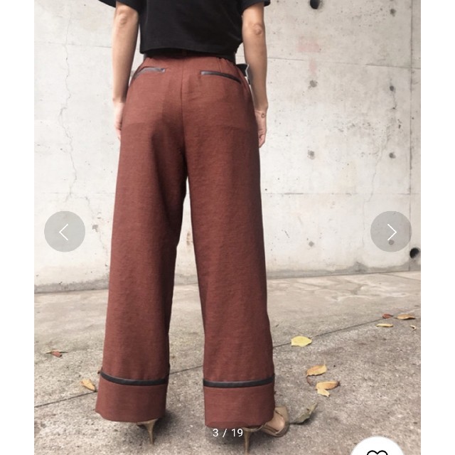 Ameri VINTAGE(アメリヴィンテージ)のAmeri【タグ付き新品】SWITCH STRAIGHT PANTS レディースのパンツ(カジュアルパンツ)の商品写真