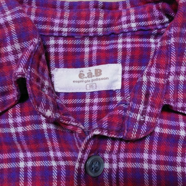 e.a.B(エーアーベー)の95　長袖　ネルシャツ　ブラウス キッズ/ベビー/マタニティのキッズ服男の子用(90cm~)(ブラウス)の商品写真